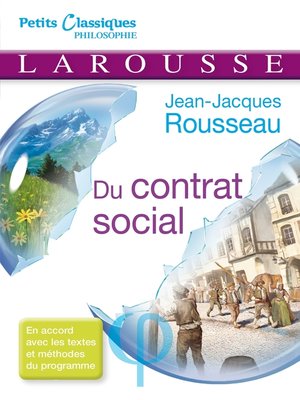 cover image of Du contrat social